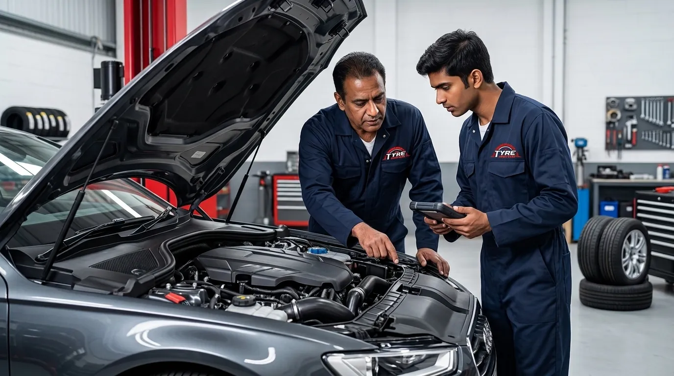 Engine Diagnostics & Repair at Tyre Masters Auto Care, Mussafah