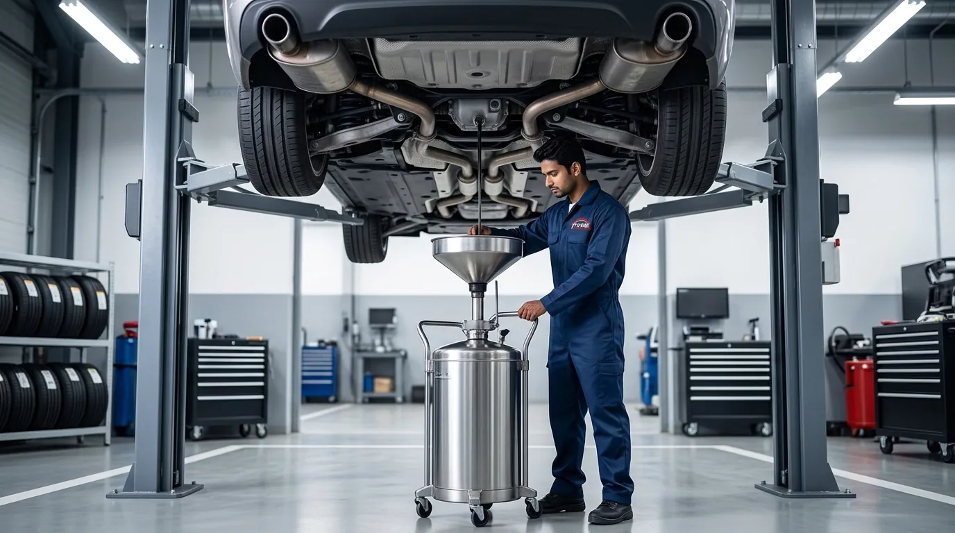 Oil Change & Periodic Maintenance at Tyre Masters Auto Care, Mussafah