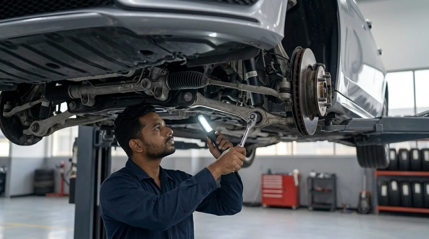 Suspension & Steering Repair at Tyre Masters Auto Care, Mussafah