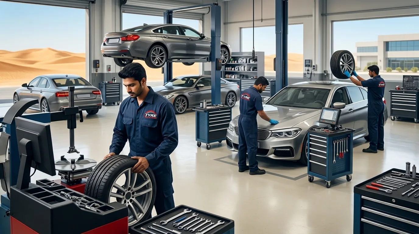 Tyre Sales & Replacement at Tyre Masters Auto Care, Mussafah